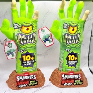 2)Zuru Smashers Horror House Make A Monster Surprise Figures With 10+ Surprises